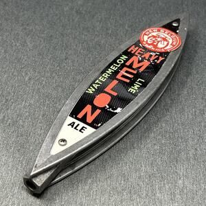 New Belgium Beer Tap Handle Heavy Melon Ale Metal Build 11 Inch Fort Collins CO
